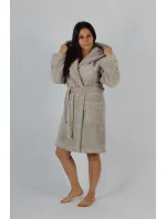 Krátky dámsky župan s kapucňou 806 LUNA II
