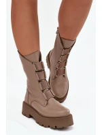 Topánky so širokou podrážkou model 222965 Vykročte štýlovo