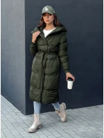 Dámský prošívaný kabát zelený Dstreet model 21978739 - FashionStreet