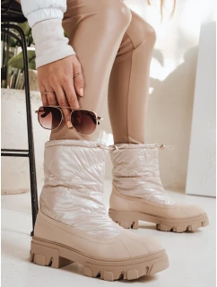 Dámské sněhule béžové Dstreet model 21994538 - FashionStreet