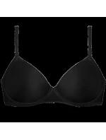 Dámska hladká podprsenka s kosticami DIM INVISIBLE WIRELESS PADDED BRA - DIM - čierna
