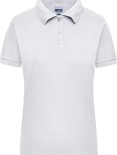 JN 803 Dámské pracovní piqué polo z těžké bavlny model 22490908 white - Daiber