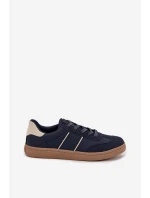 Niskie Sneakersy Męskie Big Star SS174079 Granatowe