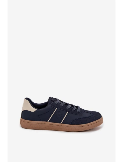 Niskie Sneakersy Męskie Big Star SS174079 Granatowe