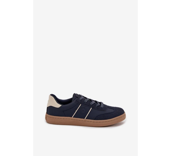 Niskie Sneakersy Męskie Big Star SS174079 Granatowe