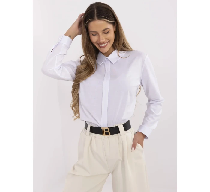 Koszula LK KS model 21156217 biały - FPrice Koszula LK KS model 21156217 biały - FPrice