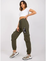 Tepláky RV DR 7461.03 khaki