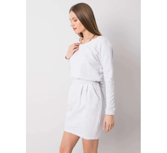 Šaty RV SK 6037.18X svetlo šedá Šaty RV SK 6037.18X svetlo šedá