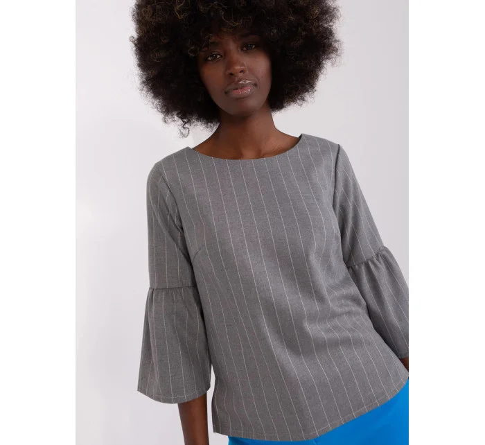 Dámska blúzka LK BZ 506434.33P Grey - FPrice Dámska blúzka LK BZ 506434.33P Grey - FPrice