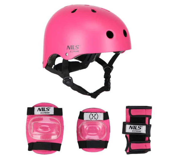 MR290+H230 PRILBA S CHRÁNIČMI SET RUŽOVÁ VEĽKOSŤ M NILS EXTREME MR290+H230 PRILBA S CHRÁNIČMI SET RUŽOVÁ VEĽKOSŤ M NILS EXTREME