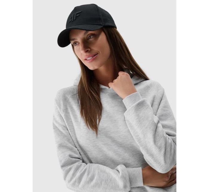 Dámska mikina bez prúžkov s kapucňou 4F 4FWMM00TSWSF1764-27M