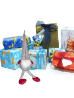 DEKORATÍVNY TRPASLÍK 30+15CM SIVÝ DEKORATÍVNY TRPASLÍK 30+15CM SIVÝ