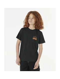 Tričko RIP CURL GRATEFUL SHRED TEE – BOY, čierne