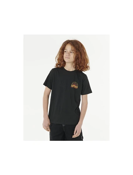 Tričko RIP CURL GRATEFUL SHRED TEE – BOY, čierne Tričko RIP CURL GRATEFUL SHRED TEE – BOY, čierne