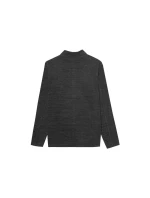 Mikina M model 18777276 black melange - 4F Mikina M model 18777276 black melange - 4F