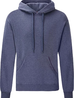 Classic Hooded Sweat Mikina s kapucí model 22534071 heather navy - Fruit of the Loom