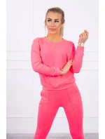 Tepláková súprava ružová neónová