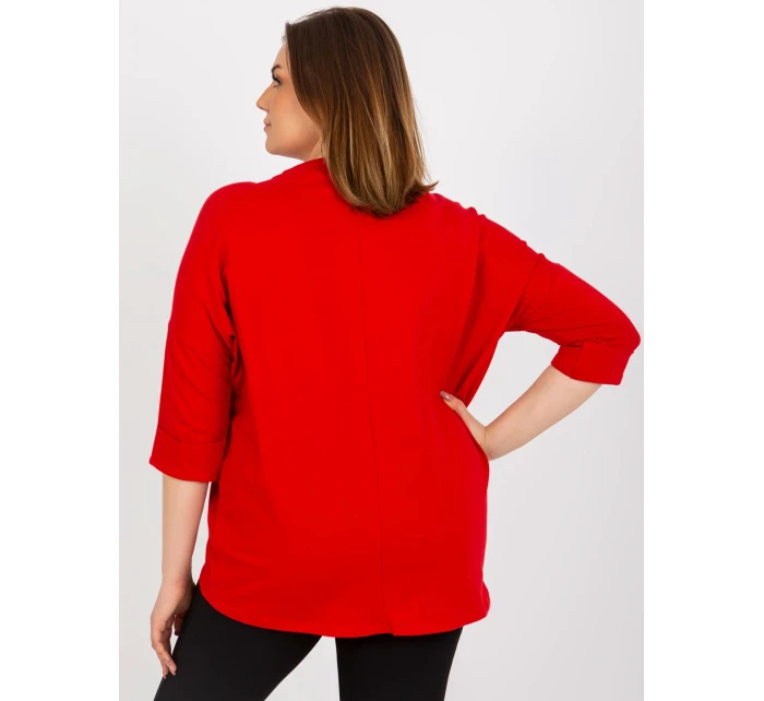 Dámská halenka RV BZ model 18025754 červená - FPrice Dámská halenka RV BZ model 18025754 červená - FPrice