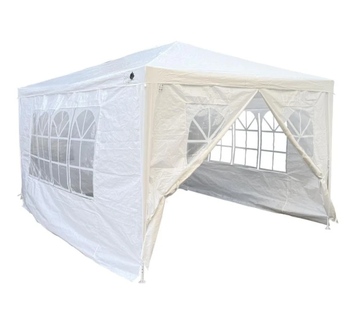 ZÁHRADNÝ PAVILÓN 3X4X2,5 M BIELY SASKA ZÁHRADNÝ STAN