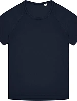 B&C Active T /kids Detské športové tričko „Active“ 01.ATK4 tmavomodré