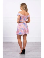 Fialová květinová sada