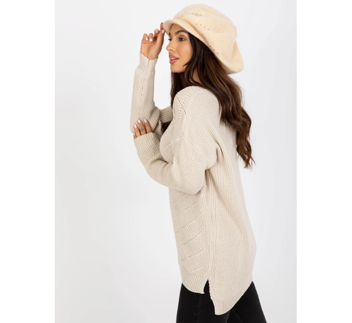 Čiapka AT CZ BF 38722 svetlo béžová