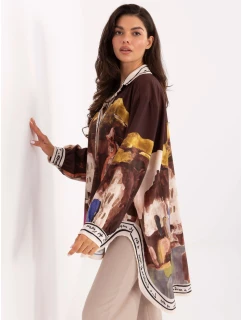 IT košeľa KS 18729.12 hnedá