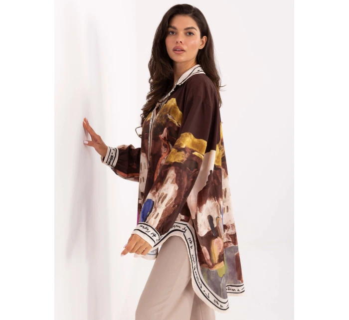 IT košeľa KS 18729.12 hnedá IT košeľa KS 18729.12 hnedá