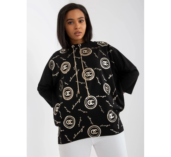 Bluzka RV BZ model 21141991 czarny - FPrice Bluzka RV BZ model 21141991 czarny - FPrice