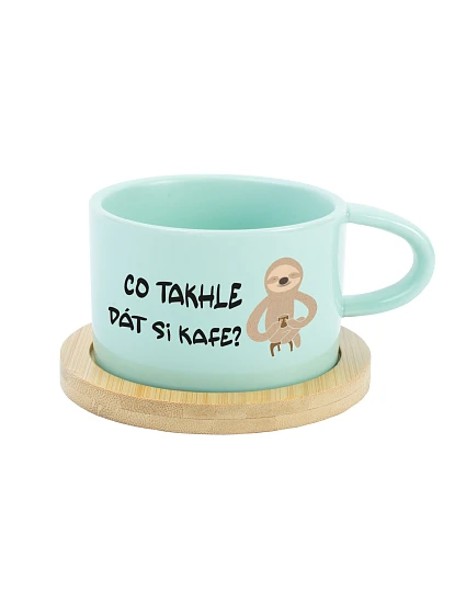 CO TAKHLE DÁT SI KAFE? - mint hrníček makronka 200 ml CO TAKHLE DÁT SI KAFE? - mint hrníček makronka 200 ml