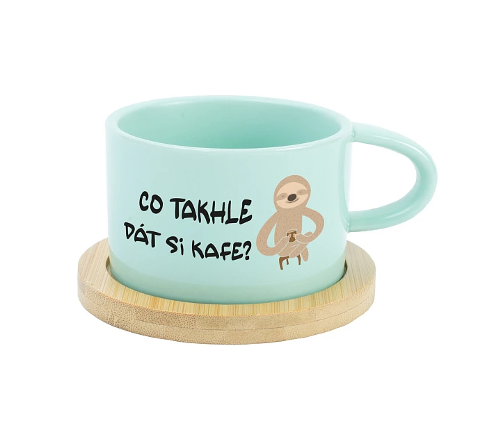 CO TAKHLE DÁT SI KAFE? - mint hrníček makronka 200 ml CO TAKHLE DÁT SI KAFE? - mint hrníček makronka 200 ml