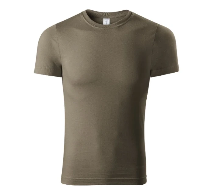 Tričko s farbou unisex army Tričko s farbou unisex army