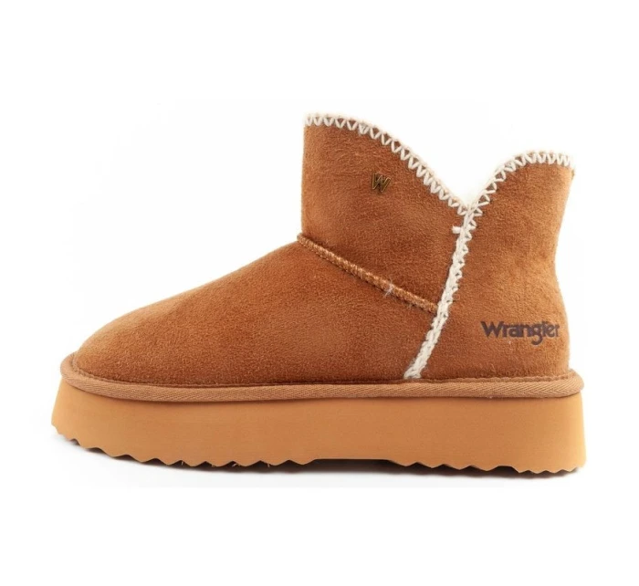 Zimní kotníkové boty model 21941172 Elsa hnědé - Wrangler