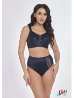 Viki Zuza 586 Night Blue 100-105 mäkká podprsenka s kosticami Viki Zuza 586 Night Blue 100-105 mäkká podprsenka s kosticami