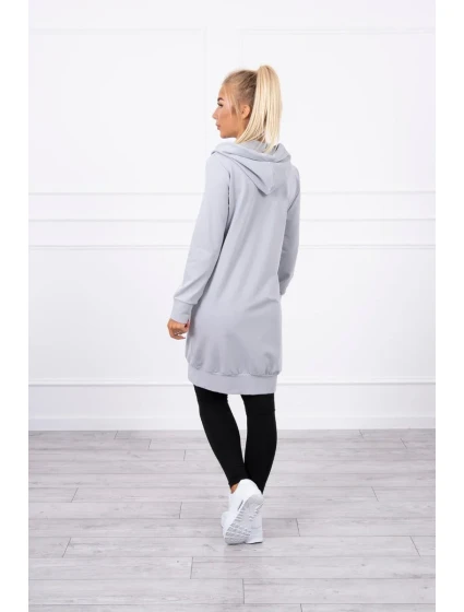 Mikina s kapucňou šedá Mikina s kapucňou šedá
