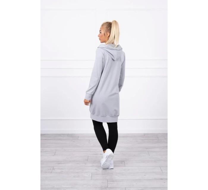 Mikina s kapucňou šedá Mikina s kapucňou šedá