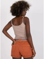 Šortky model 17273032 světle hnědé - FPrice