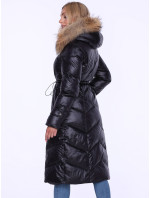 PERSO Kabát BLH220032FR Čierna farba