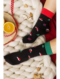 Hrubší vzorované ponožky model 16734514 - Gabriella