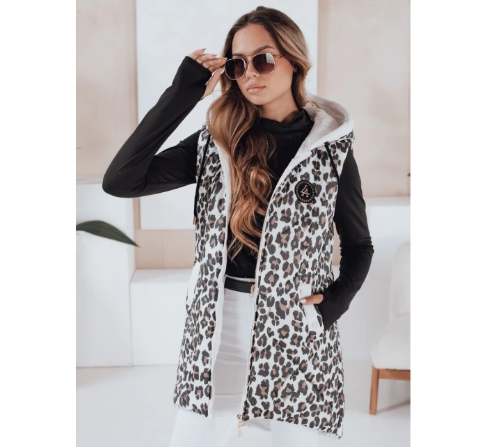 Dámská prošívaná vesta bílá Dstreet model 21991096 - FashionStreet
