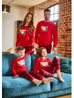 model 21413624 Zimní dlouhé/r Vánoce S2XL dámské pyžamo - Cornette