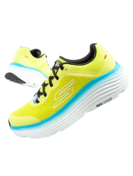 Skechers Max Cushioning pánska športová bežecká obuv light lime green Skechers Max Cushioning pánska športová bežecká obuv light lime green