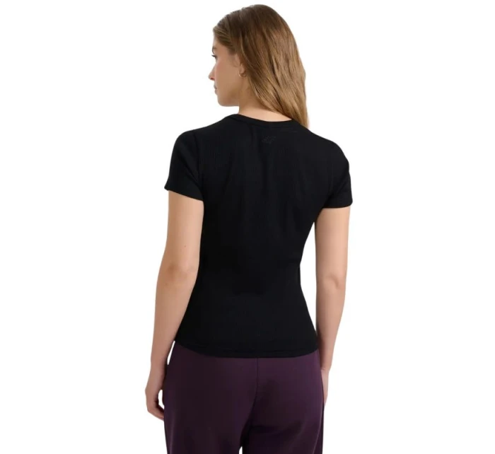 Dámské tričko tmavě černé WAW25TTSH 20S model 21815821 - 4F Dámské tričko tmavě černé WAW25TTSH 20S model 21815821 - 4F