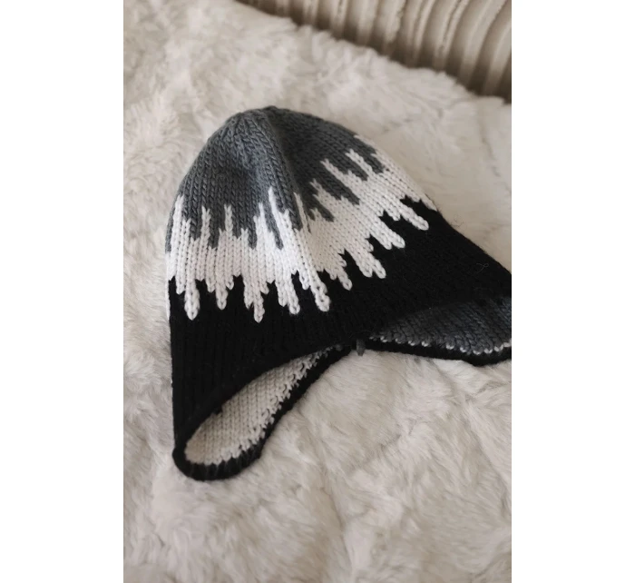 Dámská čepice tmavě model 18752469 - K-Fashion Dámská čepice tmavě model 18752469 - K-Fashion