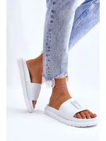 Dámské pantofle Big Star model 21609139 Bílé - Big Star Shoes Dámské pantofle Big Star model 21609139 Bílé - Big Star Shoes