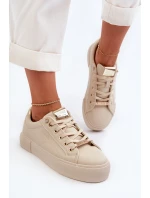 Dámské Tenisky Big Star model 21653877 Beige - Big Star Shoes