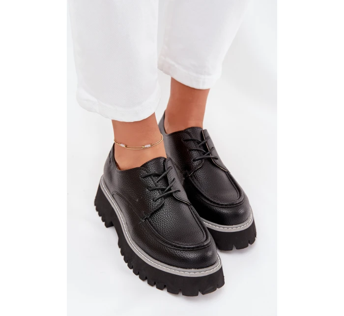 Dámské Mokasíny Se Šněrováním Big Star model 21705295 Černé - Big Star Shoes