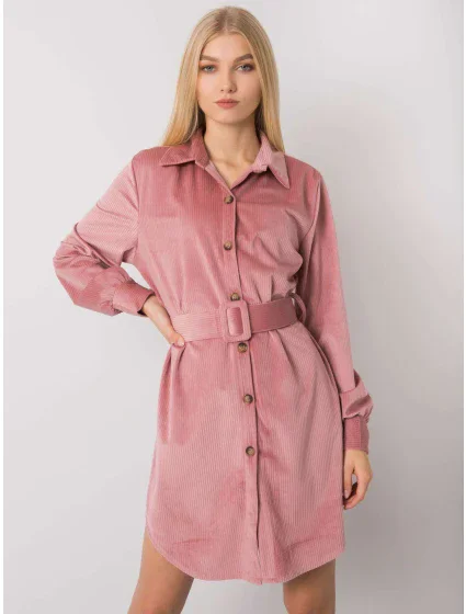 Šaty DHJ SK 10333.12P tmavo ružová