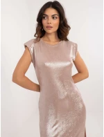 Sukienka DHJ SK model 20599526 beżowy - FPrice