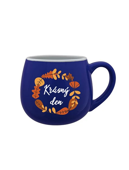 KRÁSNÝ DEN model 22168207 modrý keramický hrníček 300 ml - Giftela KRÁSNÝ DEN model 22168207 modrý keramický hrníček 300 ml - Giftela